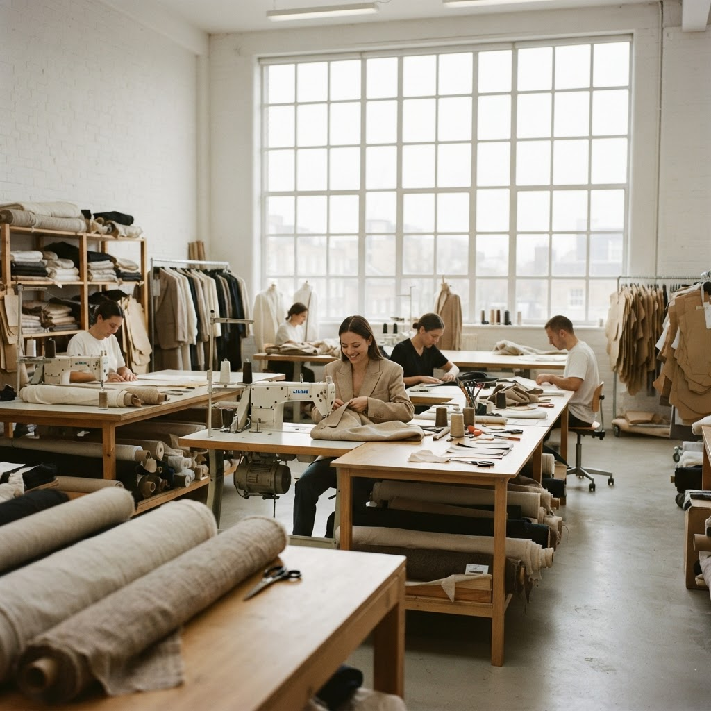 Artisans at work inside the Rook production studio